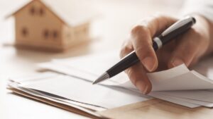 Real estate buying and selling concept